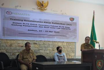 Sambutan dari Kepala Dinas ESDM Provinsi Maluku, Pak Said Latupono  