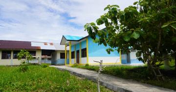 Kolaha Elementary School in the same complex with the village's Junior High School