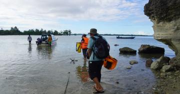 The NZMATES Team departing to Dobo