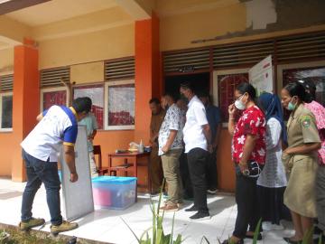 Pelatihan berlangsung dari siang hingga sore hari setelah jam sekolah 