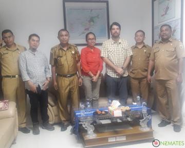 Tim NZMATES bersama dengan staf Bappeda kabupaten Tanimbar seusai  pertemuan koordinasi