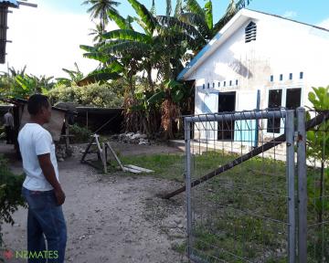 Rumah daya panel surya di desa Wunlah