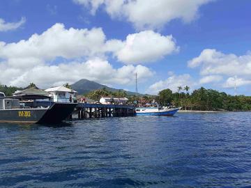 Pemandangan setiba di Tahalupu 