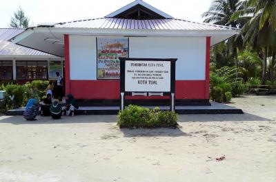 Tampak depan sekolah dasar Niela Mangur 